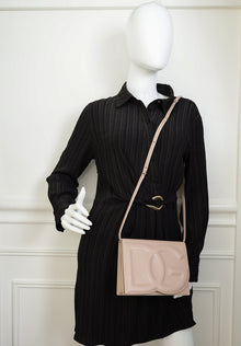 Dolce & Gabbana Nude DG Logo FLap Crossbody Bag