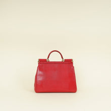Dolce & Gabbana Red Lizard Sicily Bag