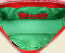 Dolce & Gabbana Red Lizard Millennials Flap Chain Bag
