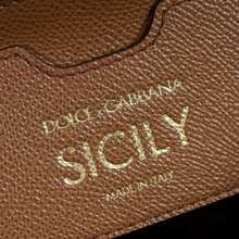 Dolce & Gabbana Brown Dauphine Sicily Medium Bag