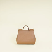 Dolce & Gabbana Brown Dauphine Sicily Medium Bag