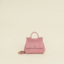 Dolce & Gabbana Pink Lizard Embossed Sicily Small Bag