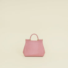 Dolce & Gabbana Pink Lizard Embossed Sicily Small Bag