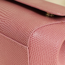 Dolce & Gabbana Pink Lizard Embossed Sicily Small Bag