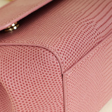 Dolce & Gabbana Pink Lizard Embossed Sicily Small Bag