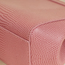 Dolce & Gabbana Pink Lizard Embossed Sicily Small Bag