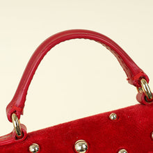 Dolce & Gabbana Red Bambino DG Floral Studded Bag
