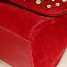 Dolce & Gabbana Red Bambino DG Floral Studded Bag