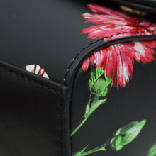 Dolce & Gabbana Black Multicolor DG Floral Print Top Handle Bag