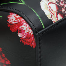 Dolce & Gabbana Black Multicolor DG Floral Print Top Handle Bag