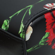 Dolce & Gabbana Black Multicolor DG Floral Print Top Handle Bag