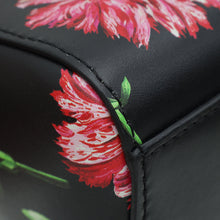 Dolce & Gabbana Black Multicolor DG Floral Print Top Handle Bag