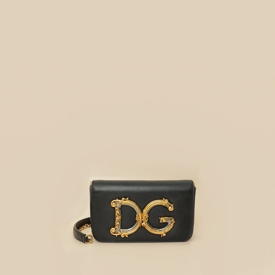 Dolce & Gabbana "DG Girls" Flap Chain Shoulder Bag