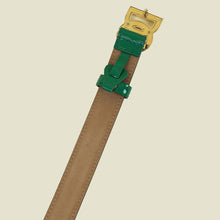 Dolce & Gabbana Green DG Buckle 24mm Belt