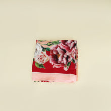 Dolce & Gabbana Multicolor Rose Print Scarf
