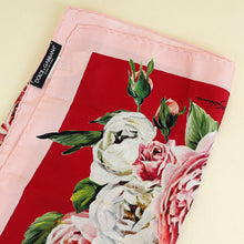 Dolce & Gabbana Multicolor Rose Print Scarf