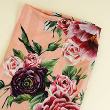 Dolce & Gabbana Multicolor Rose Print Scarf