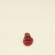Dolce & Gabbana Red Bellucci Slide Flat Sandals 37.5