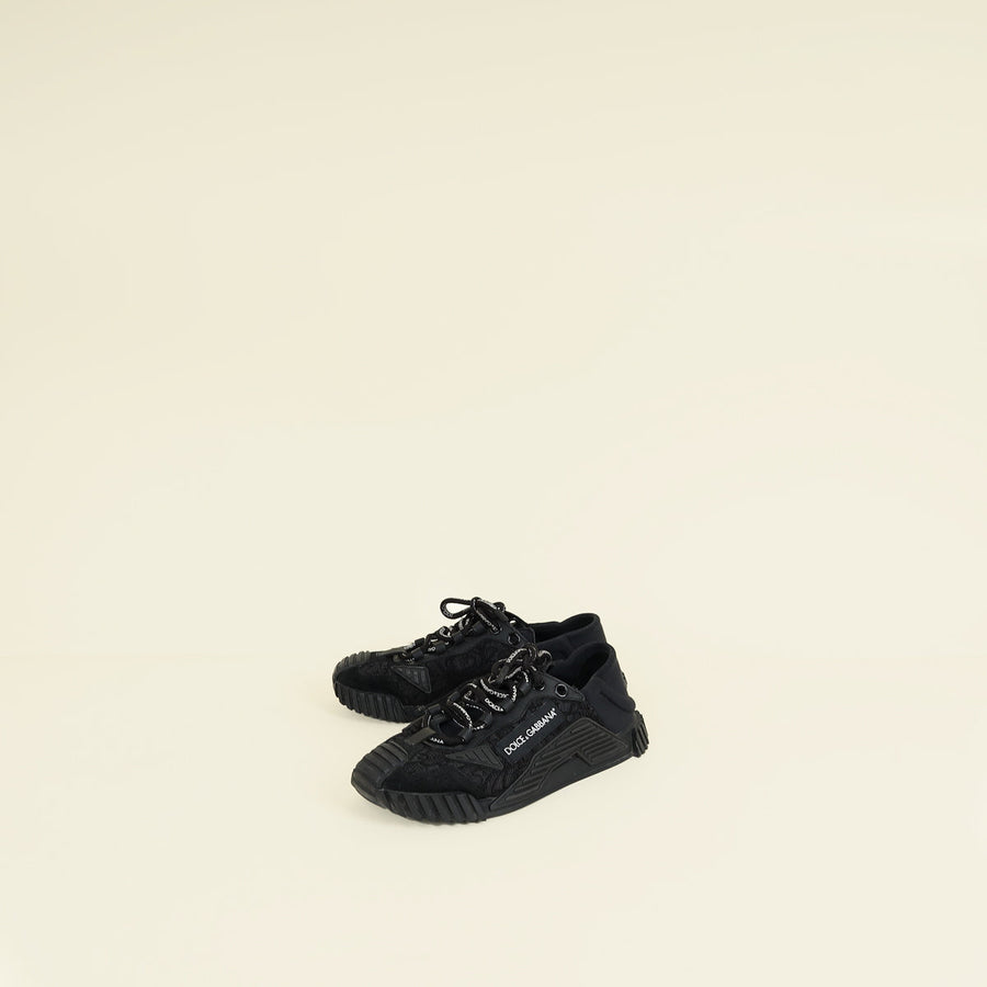 Dolce & Gabbana Black NS1 Low Top Sneaker 38