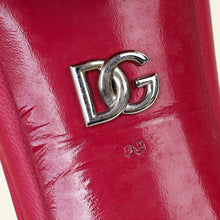 Dolce & Gabbana Dark Fuchsia DG 40 Millennials Mule Sandals 39