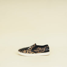 Dolce & Gabbana Brown DG Family Slip On Leopard Print Sneakers 39