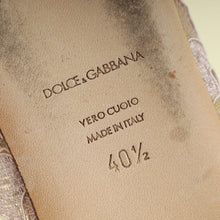 Dolce & Gabbana Lilac Bellucci Crystal Embellished Lace Flat Ballerina 40.5