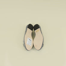 Dolce & Gabbana Grey Bellucci Crystal Embellished Lace Flat Ballerina 40.5