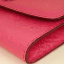 Dolce & Gabbana Pink DG Crystal Chain Wallet