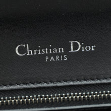 Christian Dior Black Sequins Diorama Flap Medium Shoulder Bag