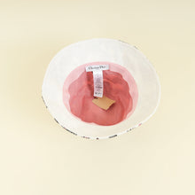 Christian Dior White Multicolor Butterfly Embroidered Bucket Hat