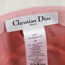 Christian Dior White Multicolor Butterfly Embroidered Bucket Hat