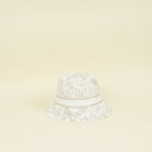 Christian Dior White Gold Butterfly Embroidered Bucket Hat