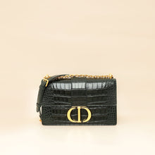Christian Dior Forest Green Alligator 30 Montaigne Medium Bag