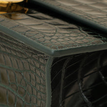 Christian Dior Forest Green Alligator 30 Montaigne Medium Bag