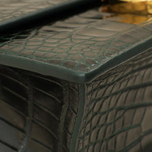 Christian Dior Forest Green Alligator 30 Montaigne Medium Bag