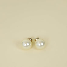 Christian Dior White Pearl Tribales Earrings