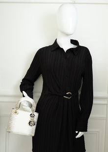 Christian Dior Bicolor Lady Dior Himalaya Crocodile Mini Chain Bag