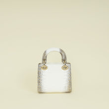 Christian Dior Bicolor Lady Dior Himalaya Crocodile Mini Chain Bag