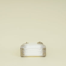 Christian Dior Bicolor Lady Dior Himalaya Crocodile Mini Chain Bag