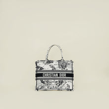 Christian Dior Bicolor Zodiac Embroidered Book Tote Medium Bag
