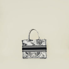 Christian Dior Bicolor Zodiac Embroidered Book Tote Medium Bag