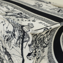 Christian Dior Bicolor Zodiac Embroidered Book Tote Medium Bag