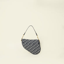 Christian Dior Bicolor  Oblique Saddle Medium Bag