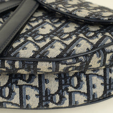 Christian Dior Bicolor  Oblique Saddle Medium Bag