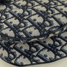 Christian Dior Bicolor  Oblique Saddle Medium Bag