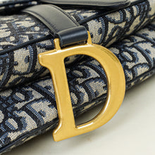 Christian Dior Bicolor  Oblique Saddle Medium Bag