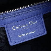 Christian Dior Blue Lady Dior Large Bag