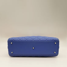 Christian Dior Blue Lady Dior Large Bag