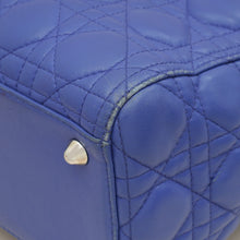 Christian Dior Blue Lady Dior Large Bag