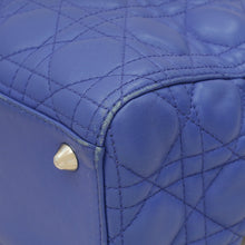 Christian Dior Blue Lady Dior Large Bag